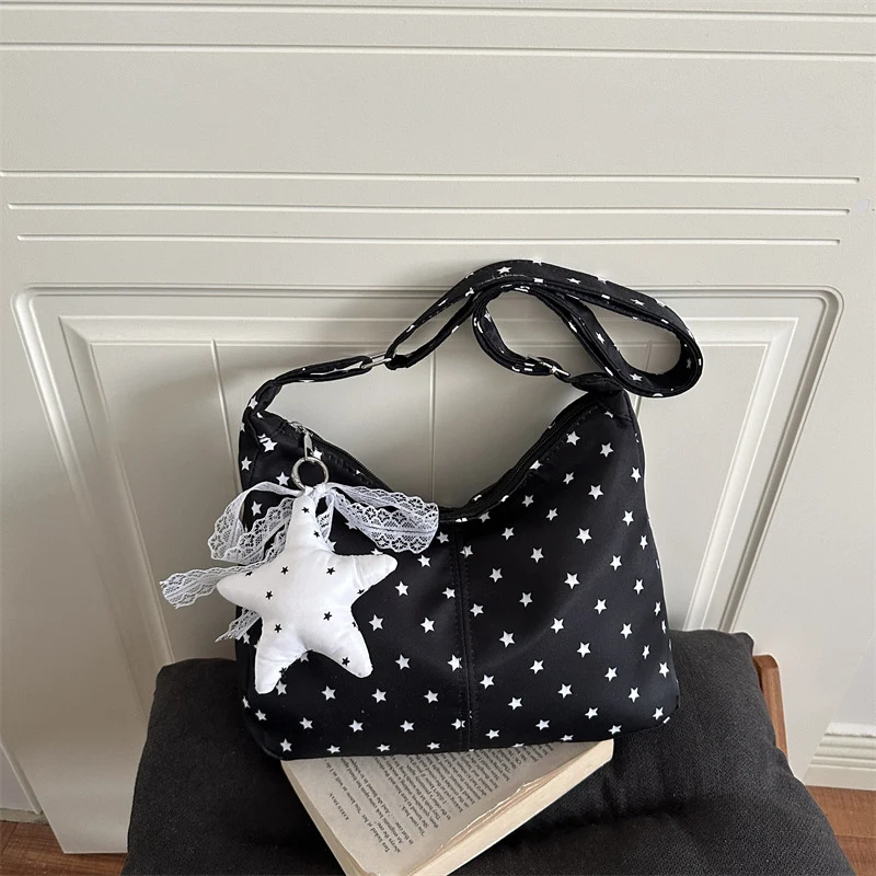 Sternen Druck Schultertasche