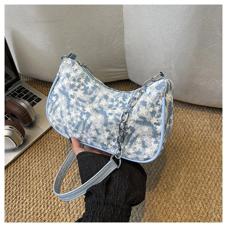 Sternenmuster Schultertasche
