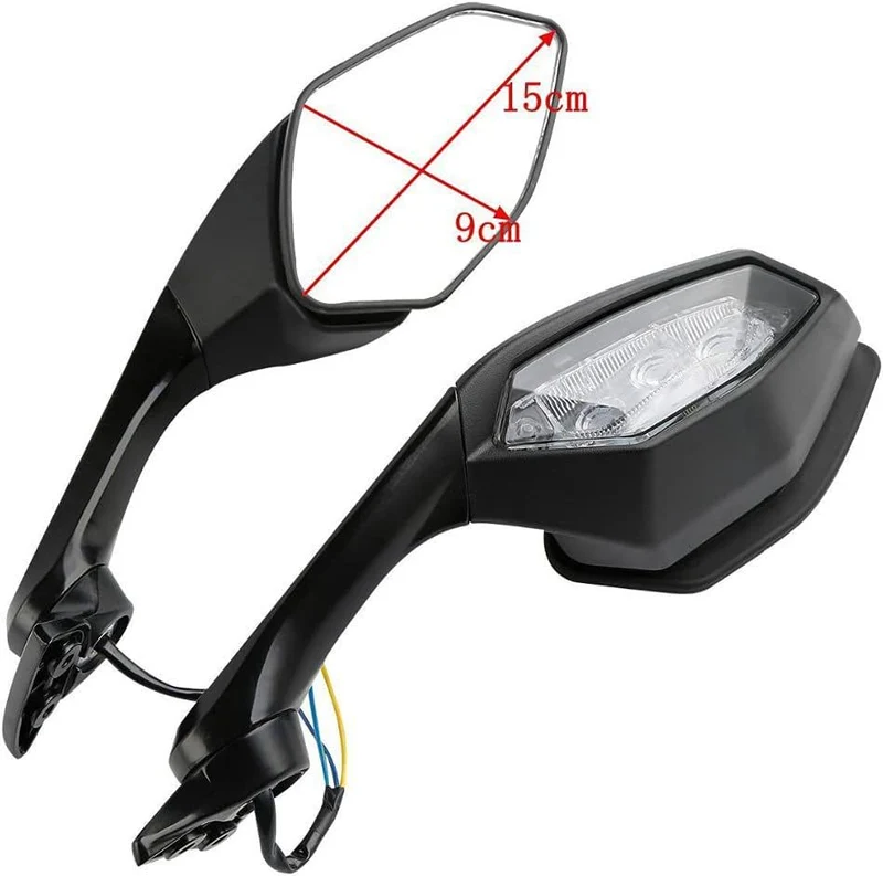 Verstellbare LED-Motorrad-Seitenspiegel Skanto