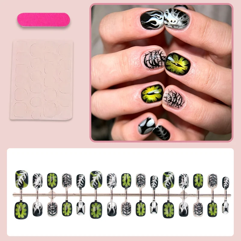 Kunstnagelset mit kreativen, modernen Designs Brehn