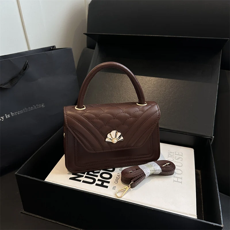 Gep quiltete Vintage-Handtasche