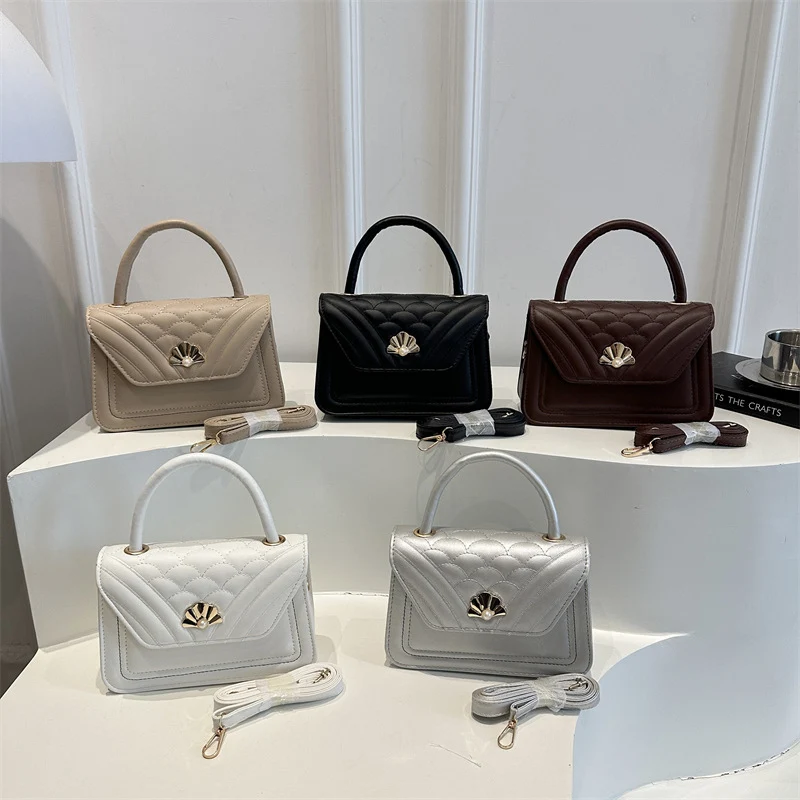 Gep quiltete Vintage-Handtasche