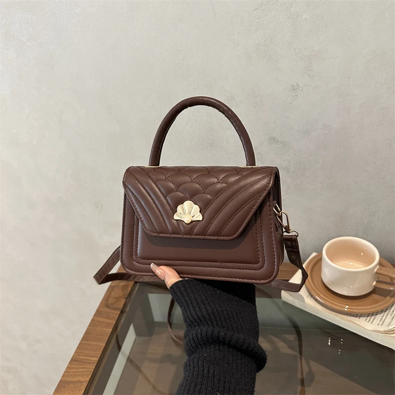 Gep quiltete Vintage-Handtasche