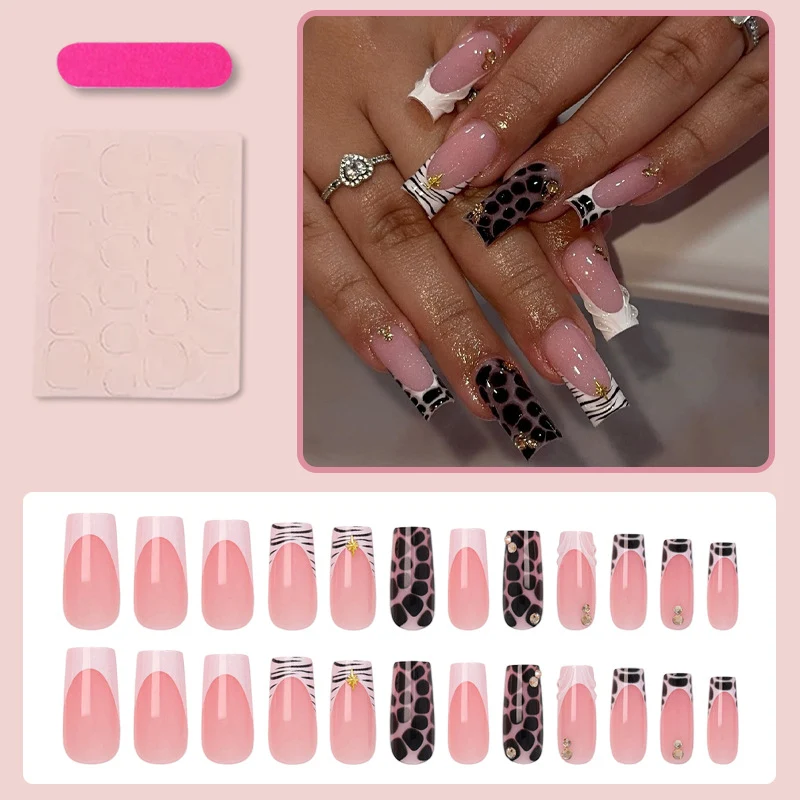 Kunstnagelset mit modernen animalischen Designs Brehn