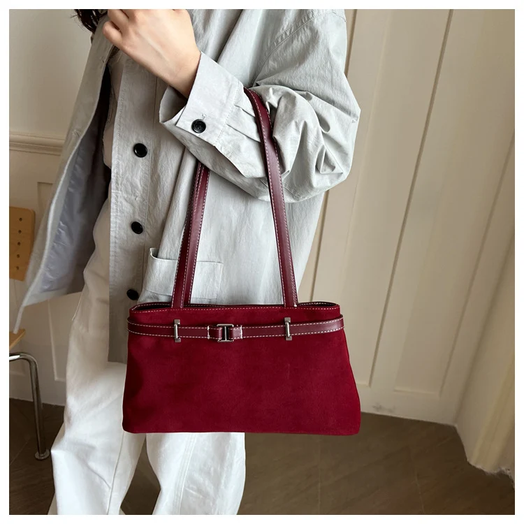 Wildleder Handtasche