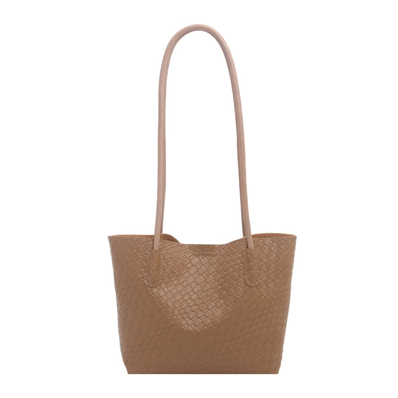Gewebte strukturierte Handtasche