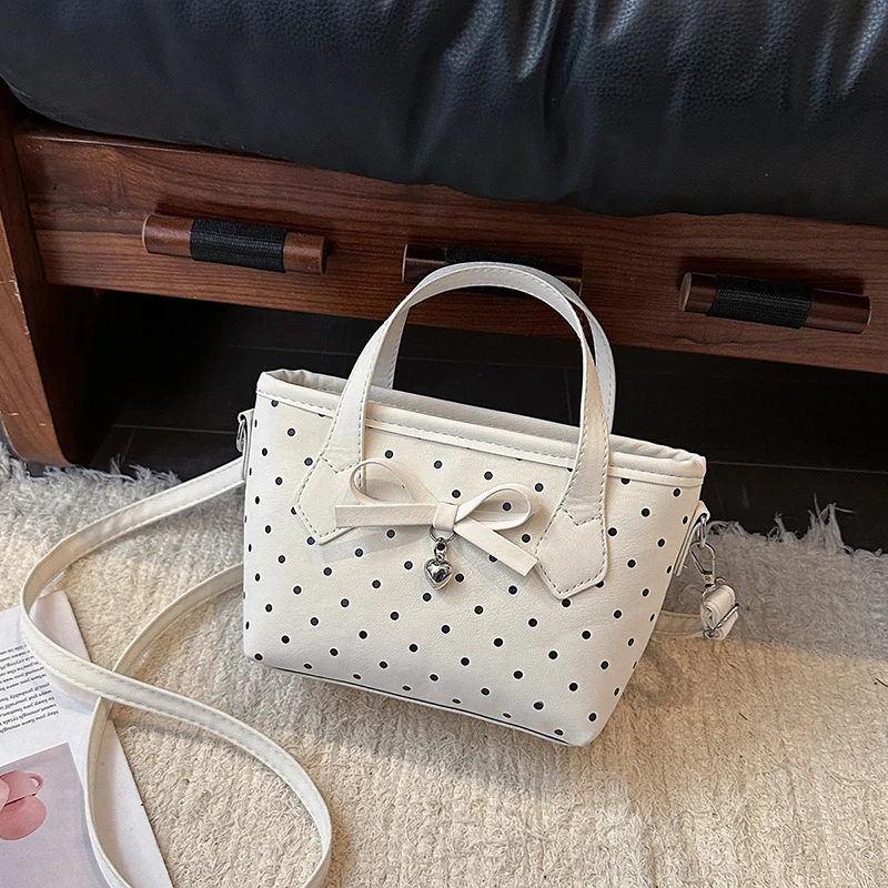 Punkte Mini Handtasche