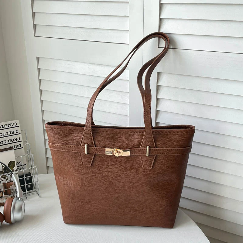 Stylische Strukturierte Tote Bag