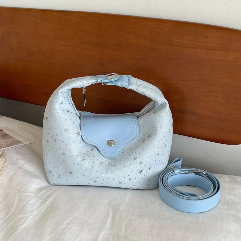 Stilvolle Sternen Druck Hobo Tasche