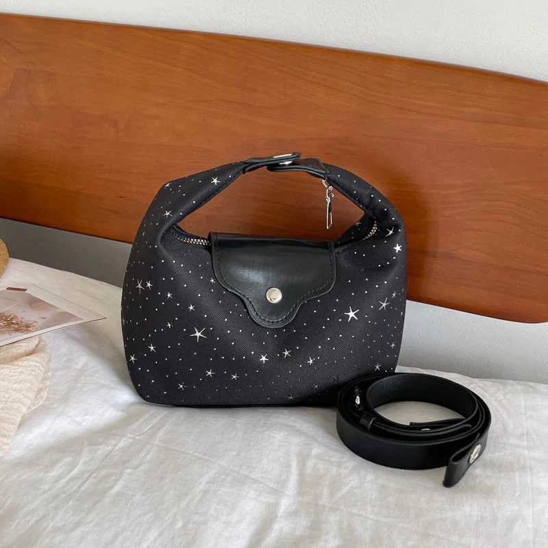 Stilvolle Sternen Druck Hobo Tasche