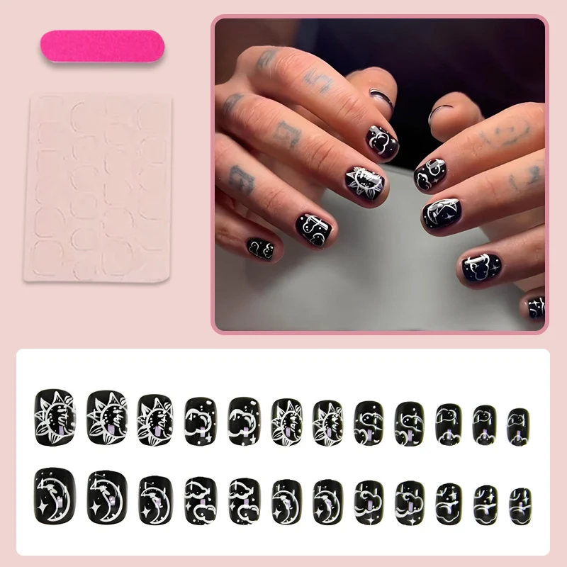 Kunstnagelset mit mystischen Tierdesigns Brehn