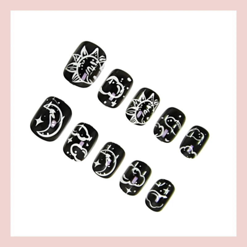 Kunstnagelset mit mystischen Tierdesigns Brehn