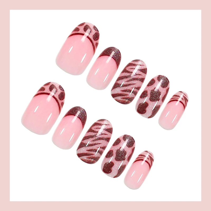 Kunstnagelset mit modernen Tier- und Musterdesigns Brehn