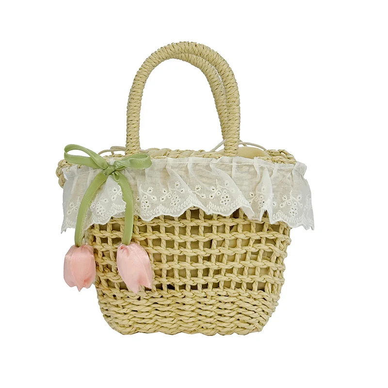 Geflochtene Strohtasche