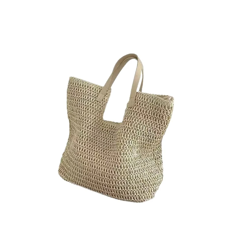 Geräumige Bast-Strandtasche Skanto