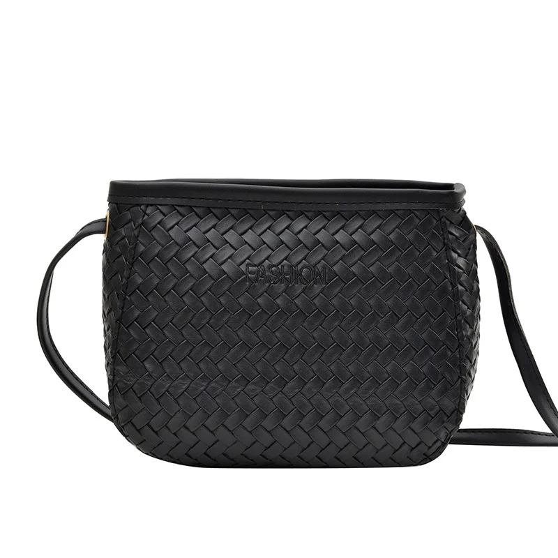 Gewebte Leder Umhängetasche 1790614236