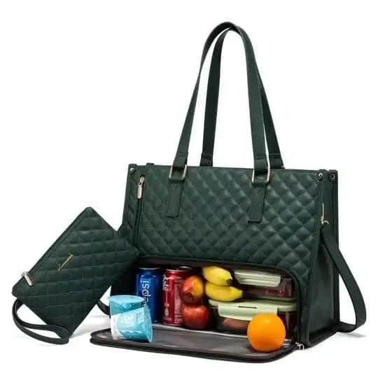 Skanto Skanto | 2-in-1 - Elegante Handtasche mit integriertem isoliertem Fach & großem Stauraum