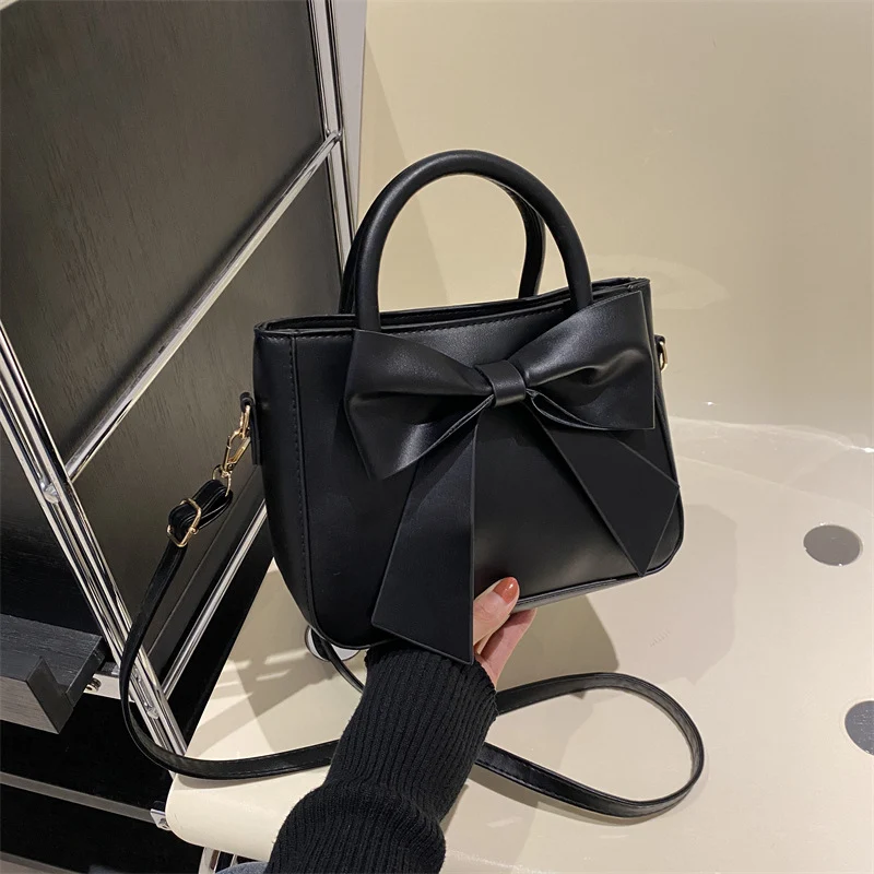 Chic Bow-Akzent Handtasche