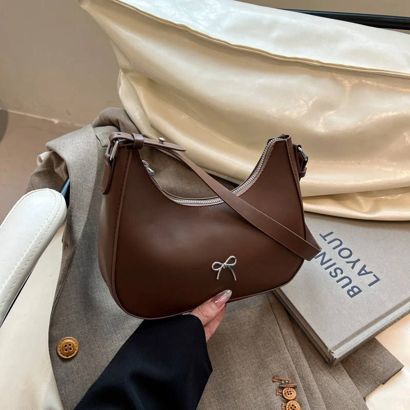 Chic Schleife-Akzent Handtasche