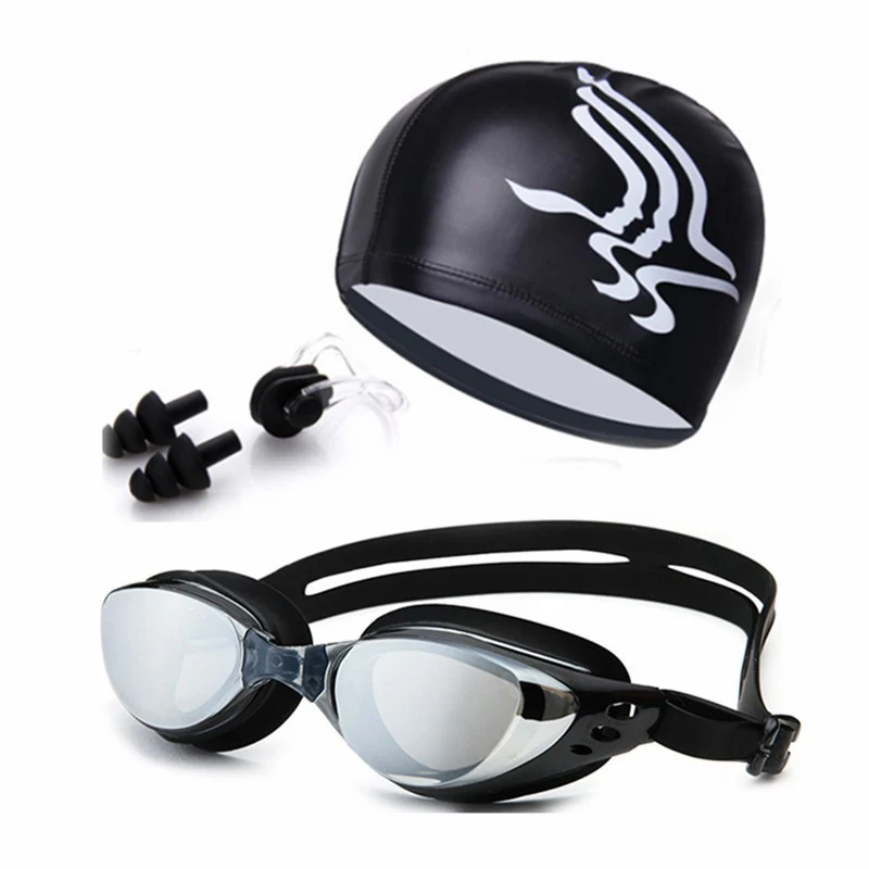 Schwimmset mit hydrodynamischer Schwimmbrille und Badehose Skanto