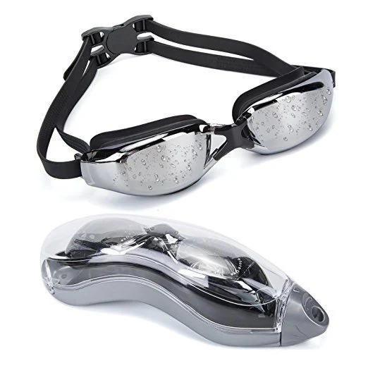 Schwimmset mit ergonomischer Schwimmbrille und bequemer Badekappe Skanto