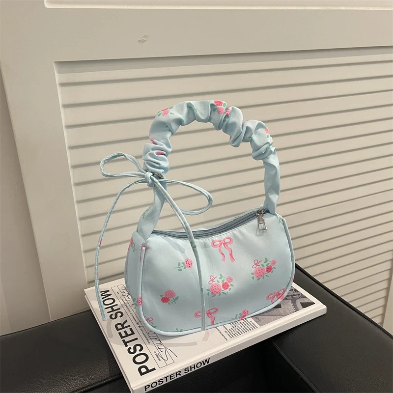 Blumenmuster Handtasche