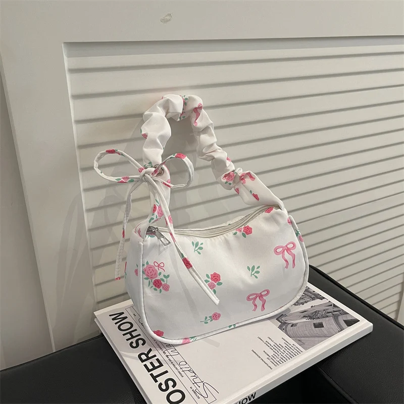Blumenmuster Handtasche
