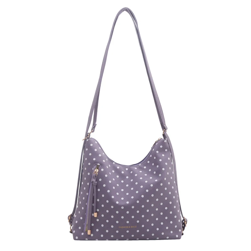 Stylische Polka Dot Umhängetasche