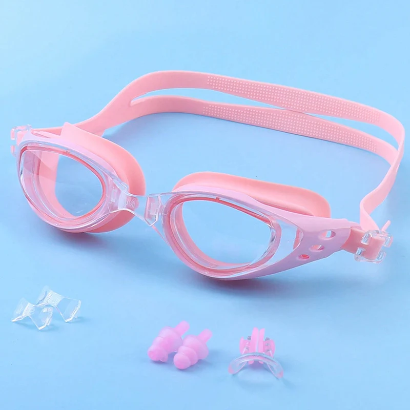 Schwimmbrillen-Set Skanto mit ergonomischer Badekappe und Ohrstöpseln