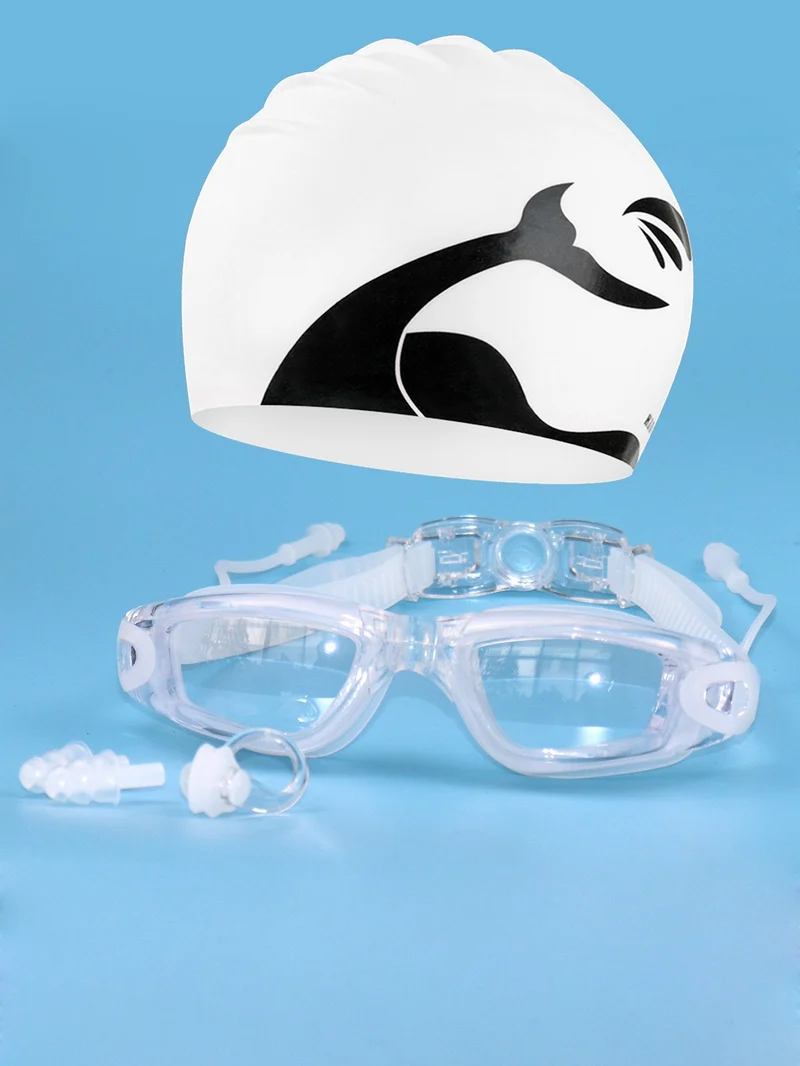 Professionelle Schwimmbrille mit individuell verstellbarem Kopfband Skanto