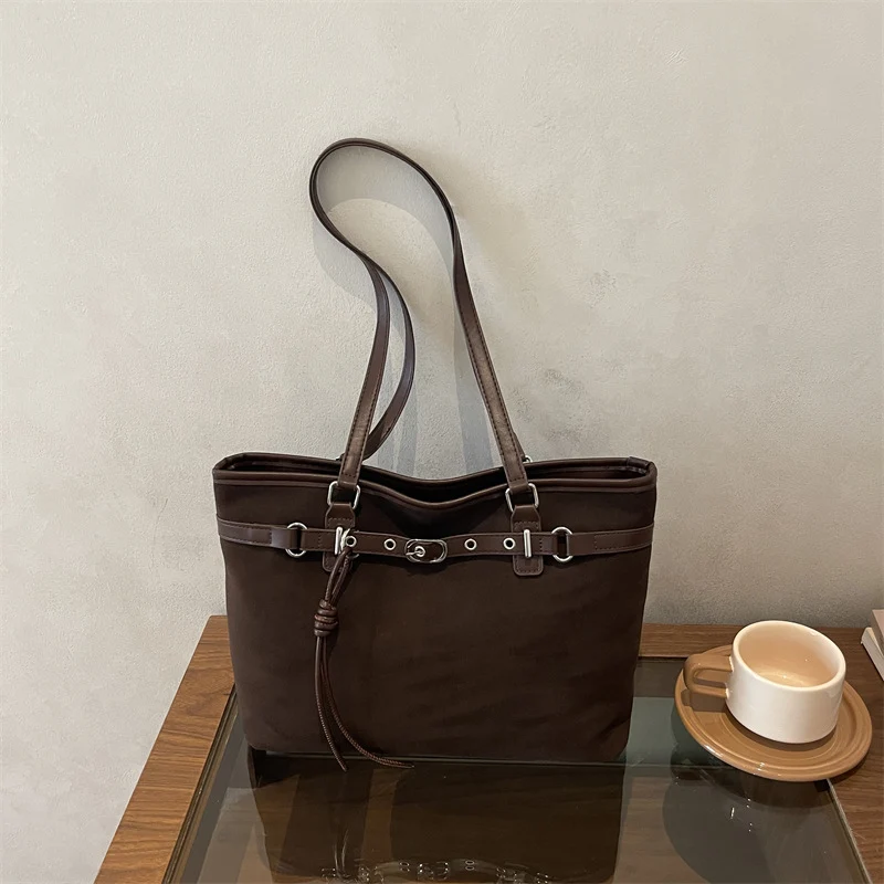 Elegante Wildleder Handtasche