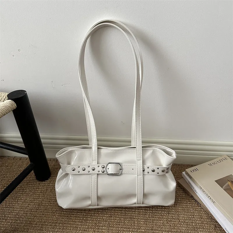 Elegante weiche Kunstleder-Handtasche