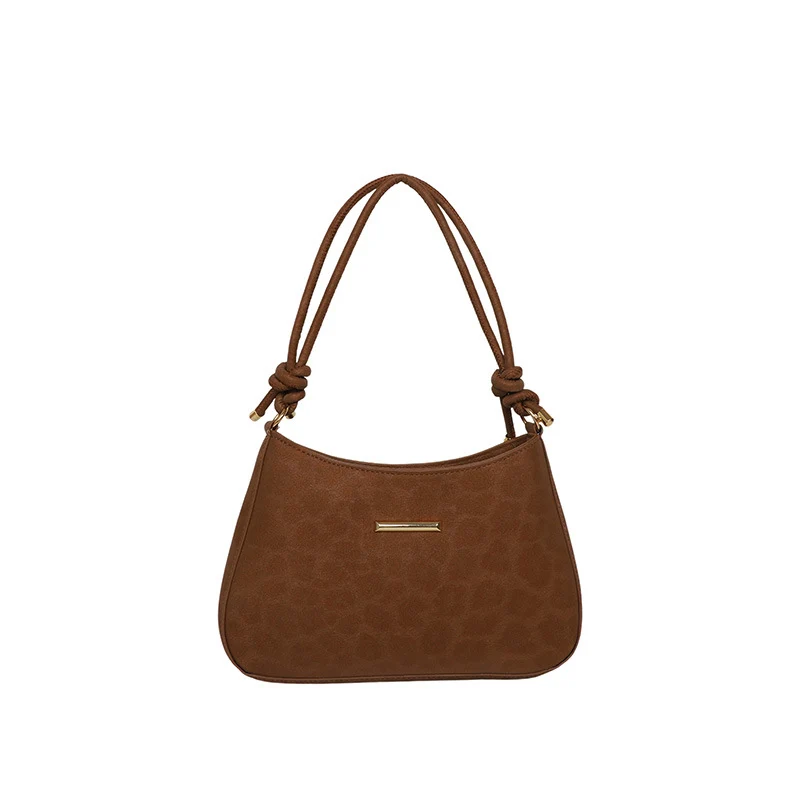 Elegante Glatte Leder Handtasche