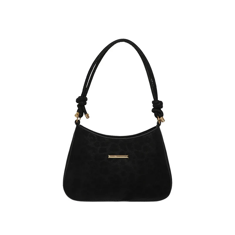 Elegante Glatte Leder Handtasche