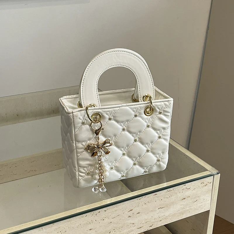 Elegante gesteppt Mini-Handtasche