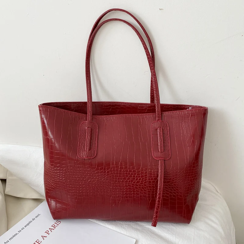 Krokodil-Muster Tote Bag
