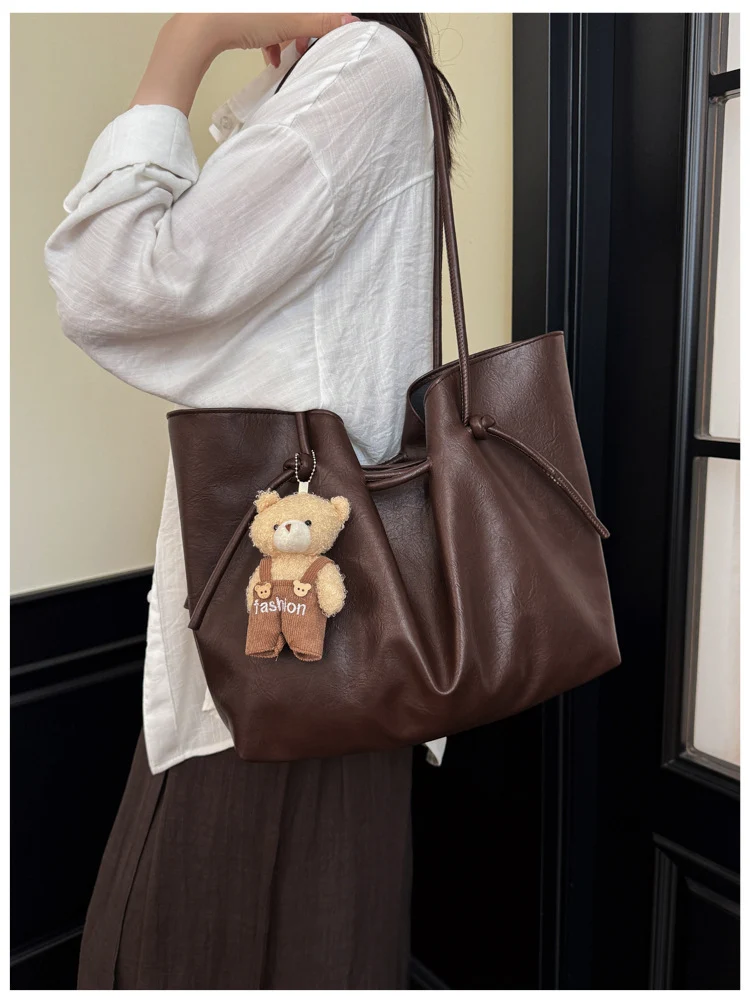 Lässige Zugband-Shopper-Tasche