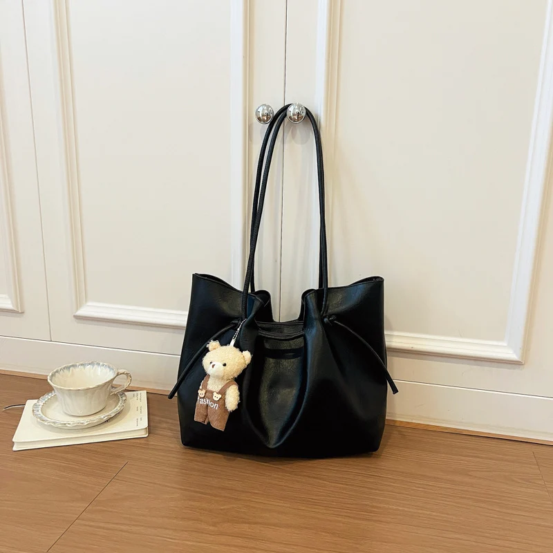 Lässige Zugband-Shopper-Tasche