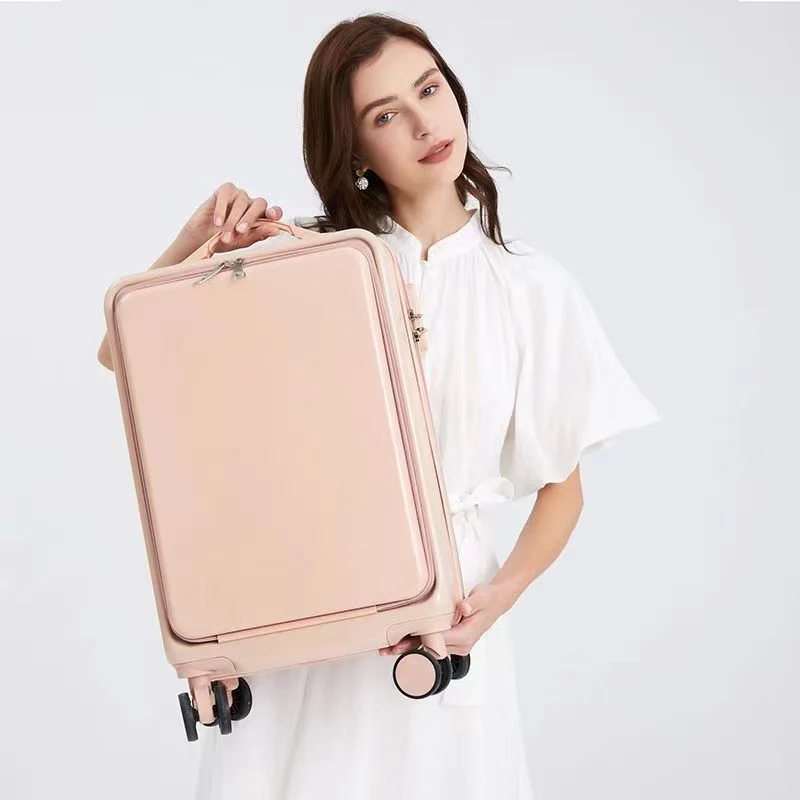 Eleganter Kompakter Roll-Reisekoffer Skanto