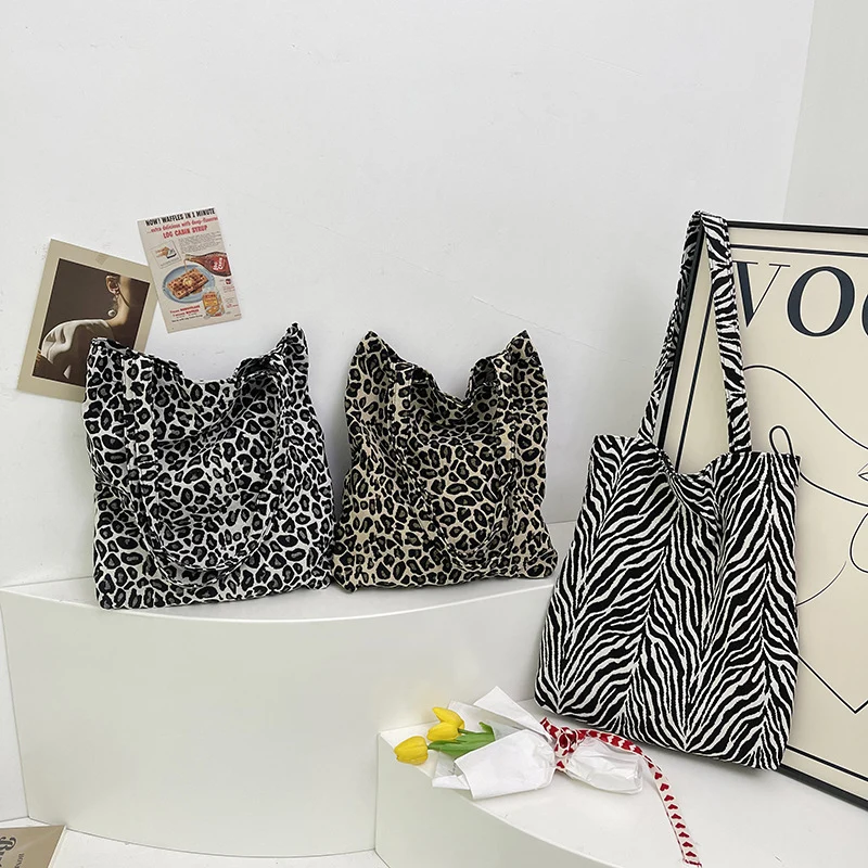 Chic Leopardenmuster Tote Bag
