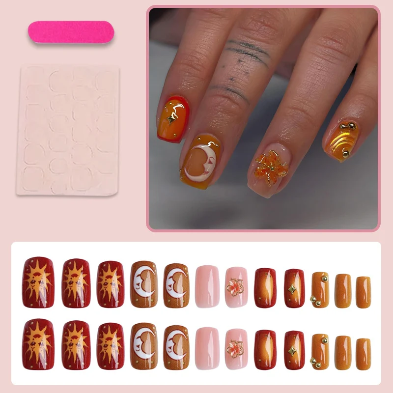Kunstnagelset mit kreativen Sommerdesigns Brehn