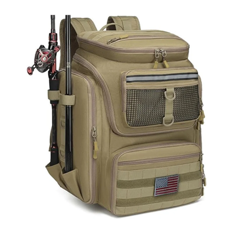 Taktischer Mehrfach-Fächer Angel-Rucksack Karnz