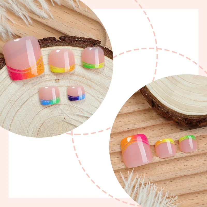 Kunstnagelset mit farbenfrohen Designs und hochwertiger Verarbeitung Brehn