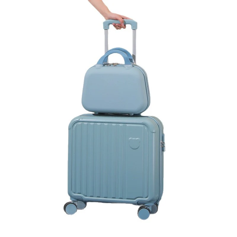 Skanto kompakter Hartschalen-Rollkoffer für Damen Skanto