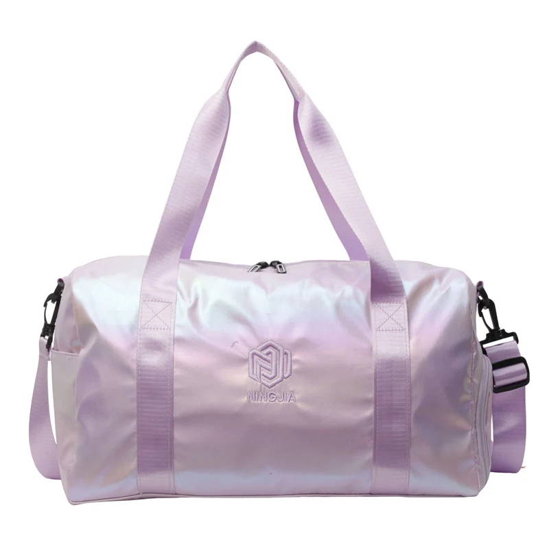 Sportliche Reisetasche für Damen mit Glitzer-Material Skanto