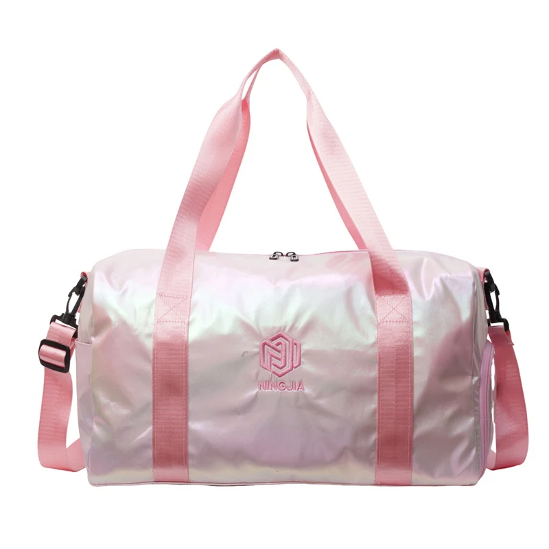 Sportliche Reisetasche für Damen mit Glitzer-Material Skanto