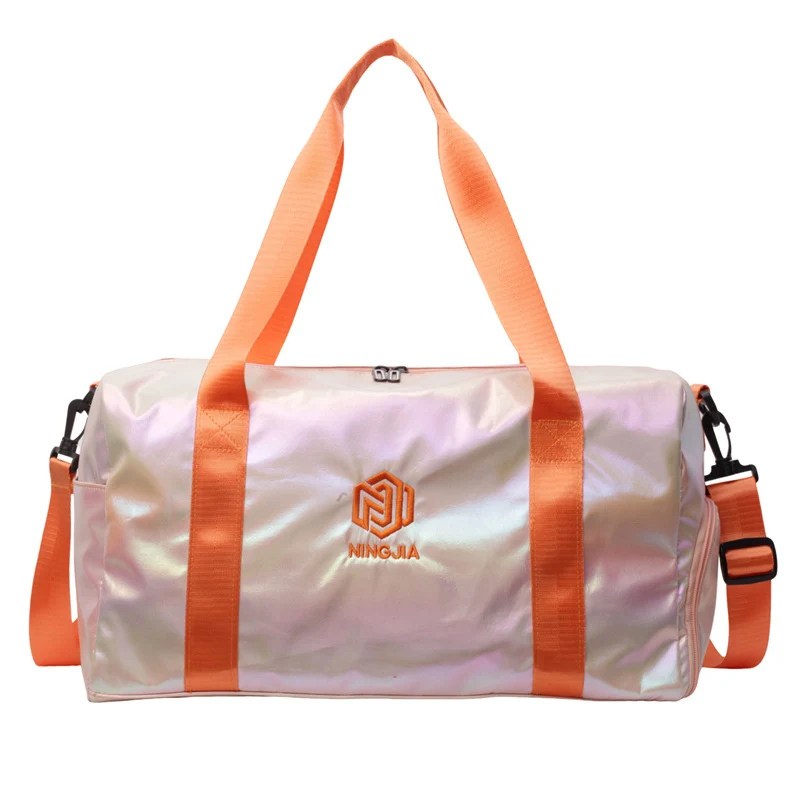 Sportliche Reisetasche für Damen mit Glitzer-Material Skanto