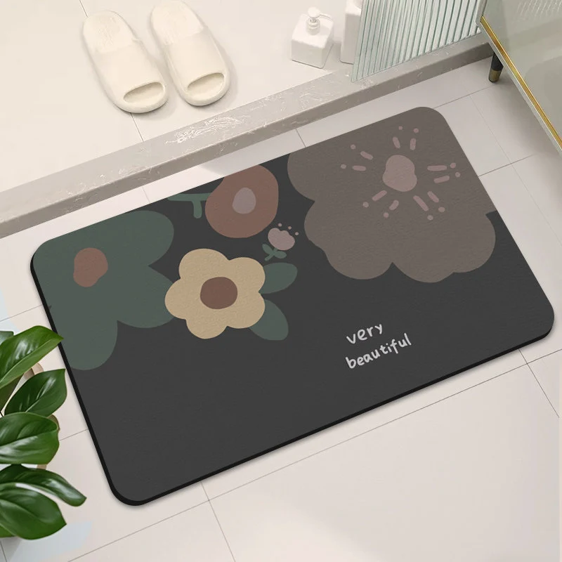 Stylische abstrakte Design Badematte