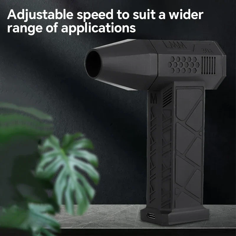 Hochgeschwindigkeits-Turboventilator | Leistungsstarker Hochvolumen-Ventilator | Bürstenloser wiederaufladbarer Hand-Outdoor-Autoventilator | Skanto