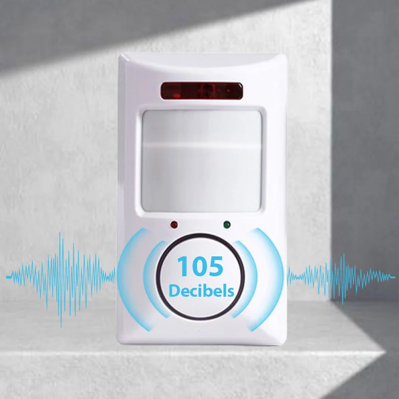 Skanto | SecureGuard – Stoppen Sie Einbrüche sofort mit einem lauten 105dB Sirenenalarm